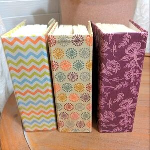 3 Colorful 100 Pocket Photo Albums